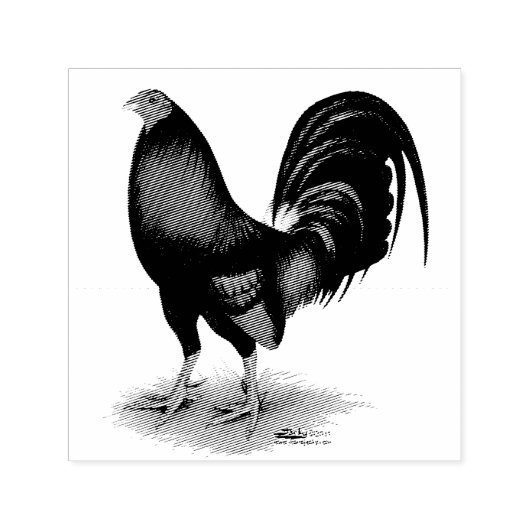 ガメコック：濃い赤 セルフインキングスタンプ (デザイン)