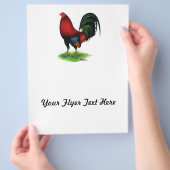 ガメコック：濃い赤 チラシ (手)