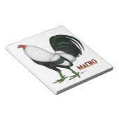 ガメコマチョダクウィング ノートパッド (アングル)