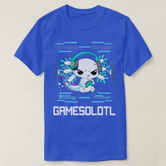 ガメソロテルアオロテルビデオゲーマーかわいいパステルゴシックA Tシャツ (デザイン正面)