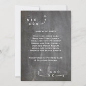 ガメダイサッカーチームペナンツシャワー招待状 招待状 (裏面)