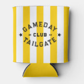 ガメダイテールゲートクラブイエローストライプカスタムパーティー 缶クーラー (正面)