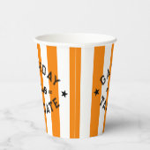 ガメダイテールゲートクラブオレンストライプジュカスタムパーティー 紙コップ (右)