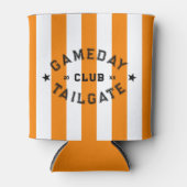 ガメダイテールゲートクラブオレンストライプジュカスタムパーティー 缶クーラー (正面)