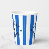 ガメダイテールゲートクラブブルーストライプカスタムパーティー 紙コップ (右)