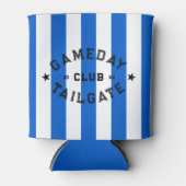 ガメダイテールゲートクラブブルーストライプカスタムパーティー 缶クーラー (正面)