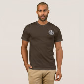 ガモンの渓谷の保安官のバッジの人のTシャツ Tシャツ (正面フル)