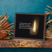 ガヤトリマントラ祈りの言葉オムブールブヴァプラーク フォトプラーク (側面)