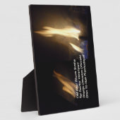 ガヤトリマントラ祈りの言葉オムブールブーバプラーク フォトプラーク (側面)