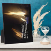 ガヤトリマントラ祈りの言葉オムブールブーバプラーク フォトプラーク (側面)