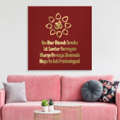 ガヤトリマントラ キャンバスプリント (インサイチュ (リビング))