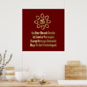 ガヤトリマントラ ポスター (キッチン)