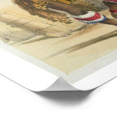 ガラのドレスを着た若いズールと王Pの2人 ポスター (角)