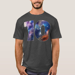 ガライ10歳10誕生日宇宙テーマAstro Tシャツ