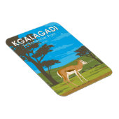 ガラガディトランスフロンティアパークトラベルアートヴィンテージ マグネット (右側)