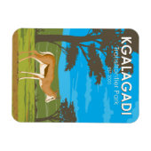 ガラガディトランスフロンティアパークトラベルアートヴィンテージ マグネット (横)