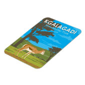 ガラガディトランスフロンティアパークトラベルアートヴィンテージ マグネット (左側)