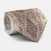 ガラガラヘビのタイ ネクタイ (ロール)