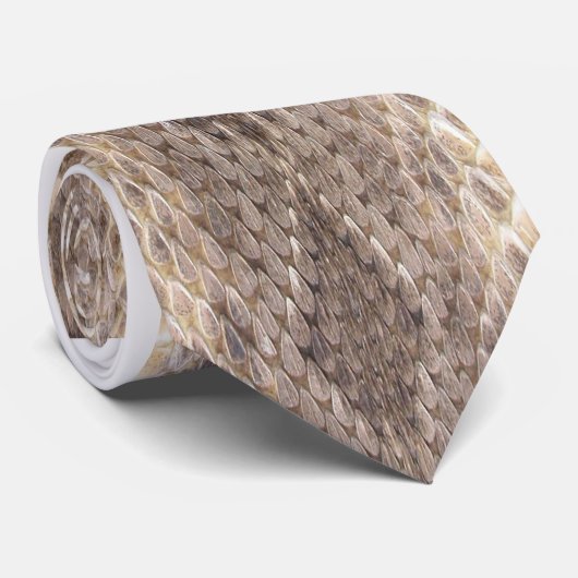 ガラガラヘビのタイ ネクタイ (ロール)