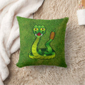 ガラガラヘビ クッション (ブランケット)
