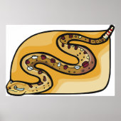 ガラガラ爬虫類 ポスター (正面)