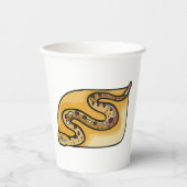 ガラガラ爬虫類 紙コップ (正面)