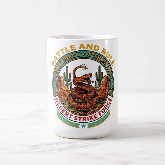 ガラガラ鳴らし支配 デザートストライクフォース コーヒーマグカップ (中央)
