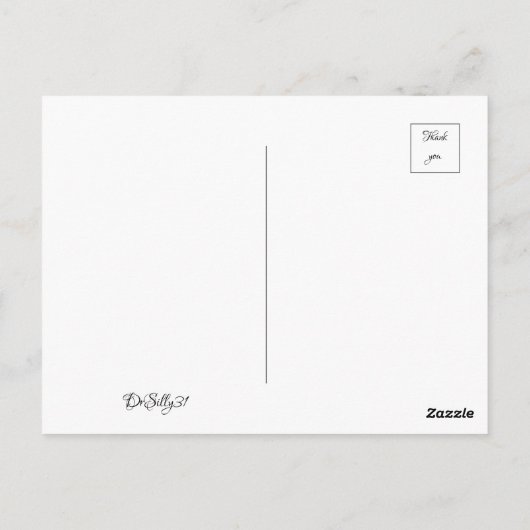 ガラガラ ポストカード (裏面)