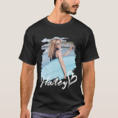 ガラグランジンシンプルモダンクール写真 Tシャツ (正面)