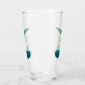 ガラスおもしろいとベビーロバ絵画- s タンブラーグラス (左)