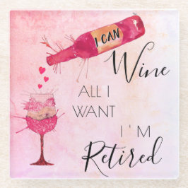 ガラスおもしろいコースターが欲しいものは飲み放題 ガラスコースター