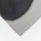 ガラスおよびちょうネクタイを持つフレンチ・ブルドッグ フリースブランケット (角)