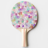 ガラスかわいらしの切断 卓球ラケット (正面)