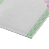 ガラスかわいらし製カッティングボード： 2つのピンクのバラ カッティングボード (角)