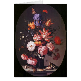 ガラスつぼの花