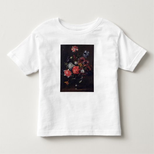 ガラスつぼの花 トドラーTシャツ (正面)