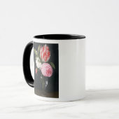 ガラスつぼの花 マグカップ (正面左)