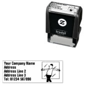 ガラスとガラスの窓の修復 セルフインキングスタンプ (インサイチュ)