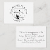 ガラスとガラス感謝ノートカード ノートカード (正面/裏面)