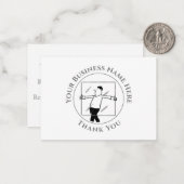 ガラスとガラス感謝ノートカード ノートカード (正面/裏面インサイチュ)