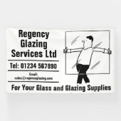 ガラスとグレージング 横断幕 (横)