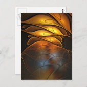 ガラスと金ゴールド ポストカード (正面/裏面)