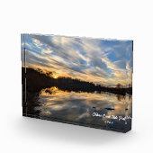 ガラスに日没 フォトブロック (右)