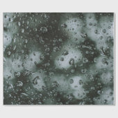 ガラスに水の露 ラッピングペーパー (フラット)