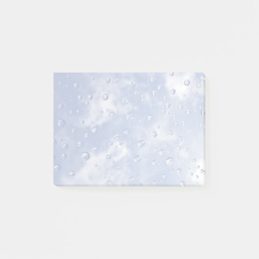 ガラスに水滴 ポストイット (正面)