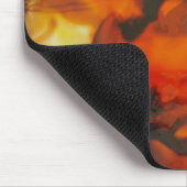 ガラスに火を付ける マウスパッド (コーナー)