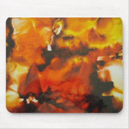 ガラスに火を付ける マウスパッド