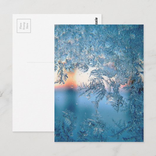 ガラスに霜 ポストカード (正面/裏面)