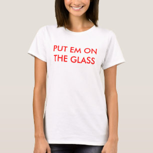 ガラスにEMを置いて下さい Tシャツ