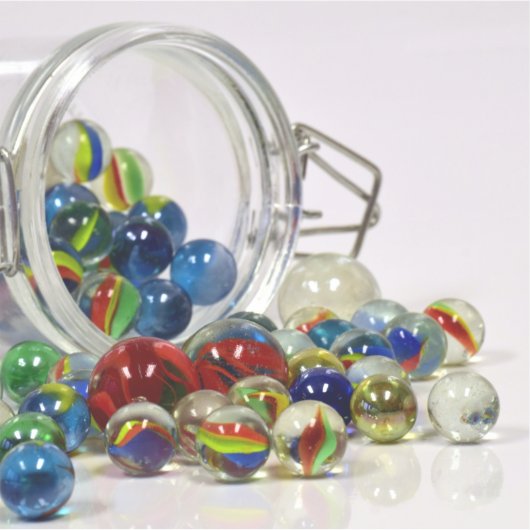 ガラスのおもちゃ シール (正面)